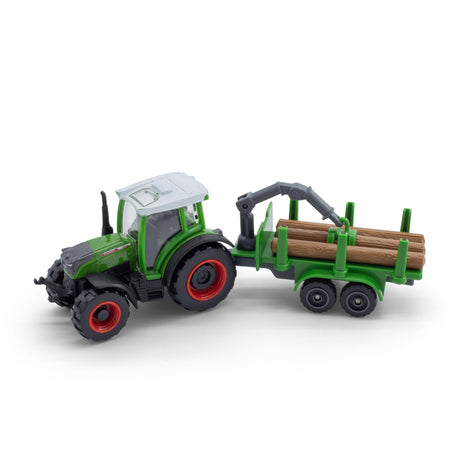 FENDT 3" 209 VARIO TRACTOR WITH LOG TRAILER