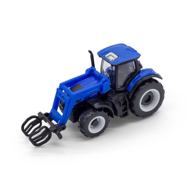 MINI WORKING MACHINES - NEW HOLLAND 3" TRACTOR WITH FRONT LOADER
