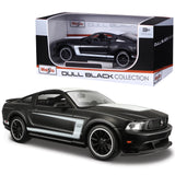 1:24 DULL BLACK FORD MUSTANG