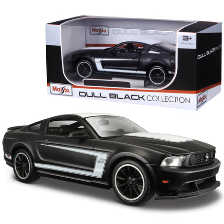 1:24 DULL BLACK FORD MUSTANG