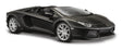 1:24 DULL BLACK LAMBORGHINI AVENTADOR ROADSTER