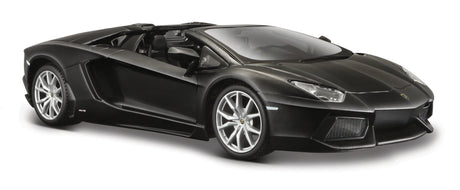 1:24 DULL BLACK LAMBORGHINI AVENTADOR ROADSTER