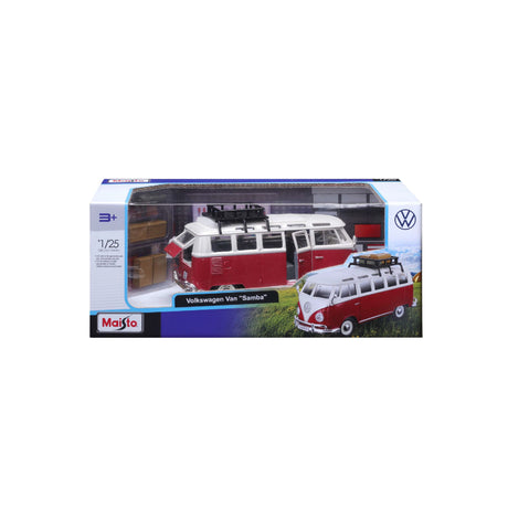 1:24 VW VOLKSWAGEN VAN SAMBA WITH BAGGAGE RACK