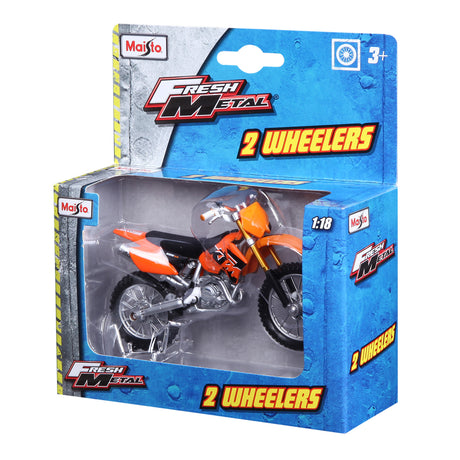 1:18 MOTORBIKE KTM 525SX - 18 PC DISPENSER