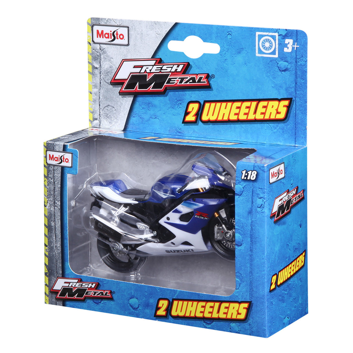 1:18 MOTORBIKE ASSORTMENT - 18PC DISPENSER