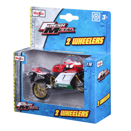 1:18 MOTORBIKE DUCATI 1098S- 18 PC DISPENSER