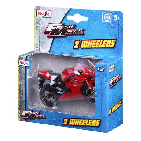 1:18 MOTORBIKE ASSORTMENT - 18PC DISPENSER