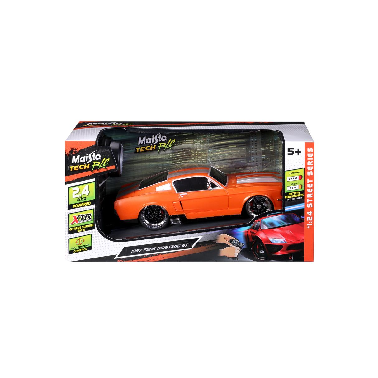 1:24 RC 1967 Ford Mustang GT 2.4GHZ