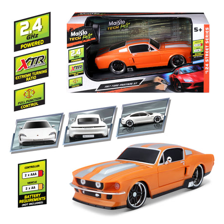 1:24 RC 1967 Ford Mustang GT 2.4GHZ