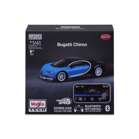 1:41 MINI METAL DIE-CAST BLUETOOTH RC BUGATTI CHIRON