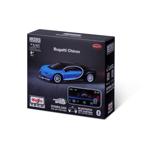 1:41 MINI METAL DIE-CAST BLUETOOTH RC BUGATTI CHIRON