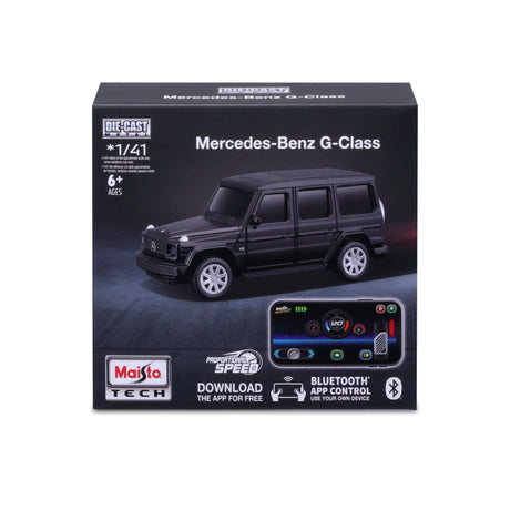 1:41 MINI METAL DIE-CAST BLUETOOTH RC MERCEDES G-CLASS