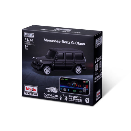 1:41 MINI METAL DIE-CAST BLUETOOTH RC MERCEDES G-CLASS