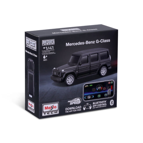 1:41 MINI METAL DIE-CAST BLUETOOTH RC MERCEDES G-CLASS