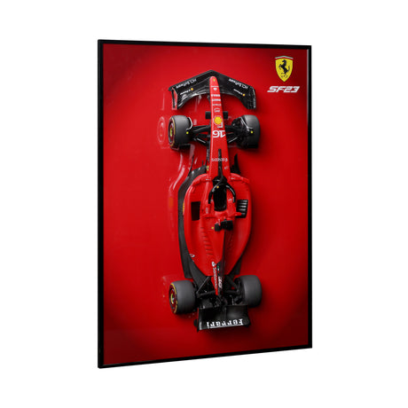 1:10 RC F1 FERRARI SF-23 2023 LECLERC PHOTO FRAME DISPLAY