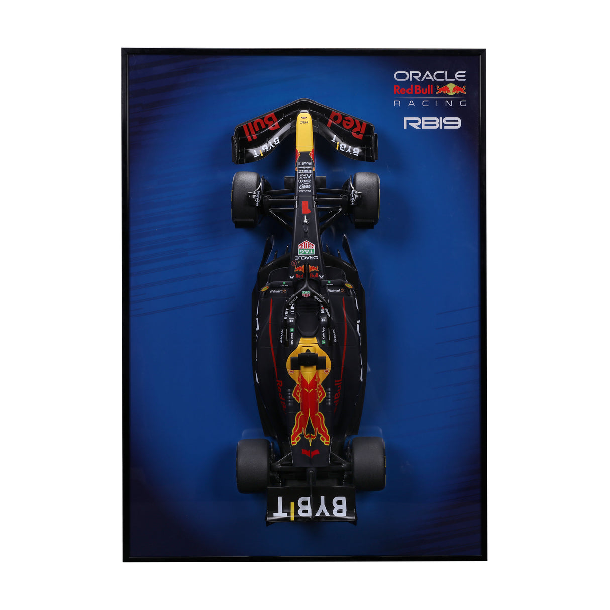 1:10 RC F1 RED BULL RACING RB19 2023 VERSTAPPEN PHOTO FRAME DISPLAY