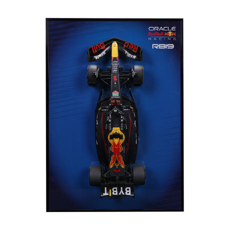 1:10 RC F1 RED BULL RACING RB19 2023 VERSTAPPEN PHOTO FRAME DISPLAY