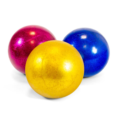 10CM GLITTER LIGHT UP AIR BALL