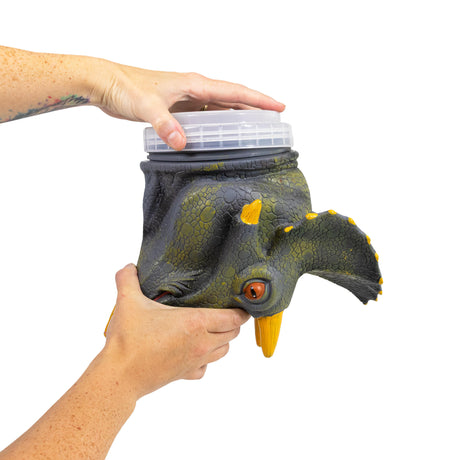 DINOSAUR TRICERATOPS HEAD TUB (LARGE)