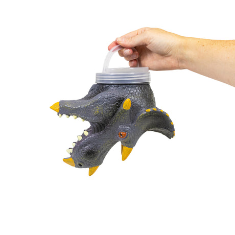 DINOSAUR TRICERATOPS HEAD TUB (SMALL)