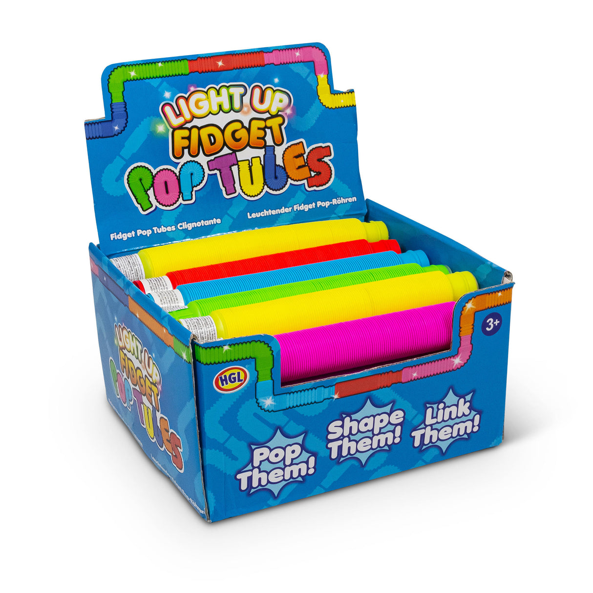 LIGHT UP FIDGET POP TUBES