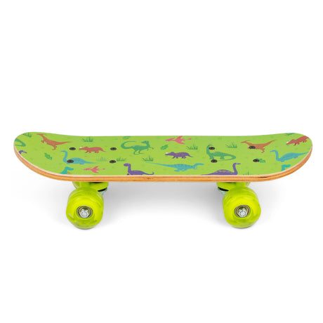 DINOSAUR SKATEBOARD WITH FLASHING WHEELS 17INCH