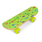 DINOSAUR SKATEBOARD WITH FLASHING WHEELS 17INCH