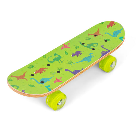 DINOSAUR SKATEBOARD WITH FLASHING WHEELS 17INCH