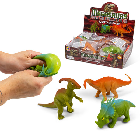 SQUEEZY BEAD BALL DINOSAURS
