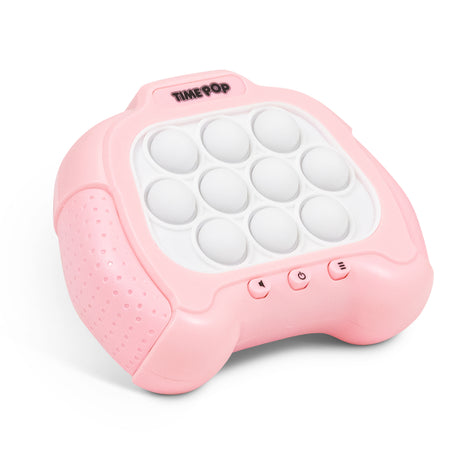 TIME POP LIGHT UP PUSH POPPER GAME PINK