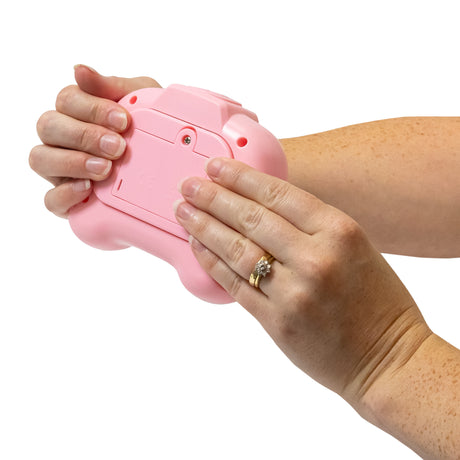 TIME POP LIGHT UP PUSH POPPER GAME PINK