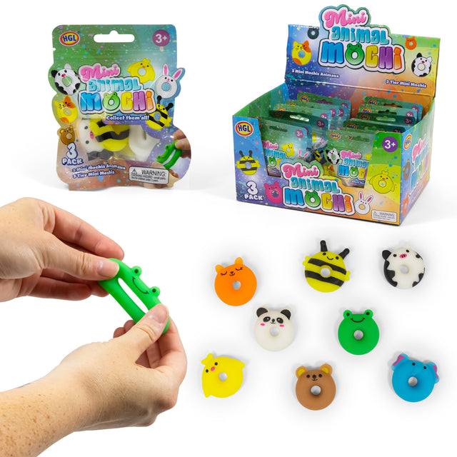 3PK MINI ANIMAL MOCHI