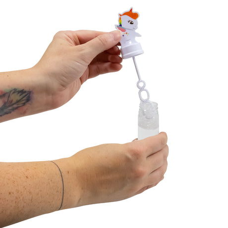 3PK UNICORN MINI BUBBLE WANDS