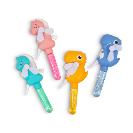 DINOSAUR & UNICORN BUBBLE FAN