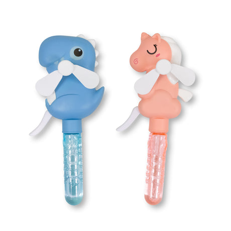 DINOSAUR & UNICORN BUBBLE FAN