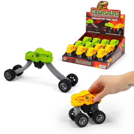 DINOSAUR POP TUBES TRUCK