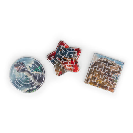 6PK DINOSAUR MINI MAZES