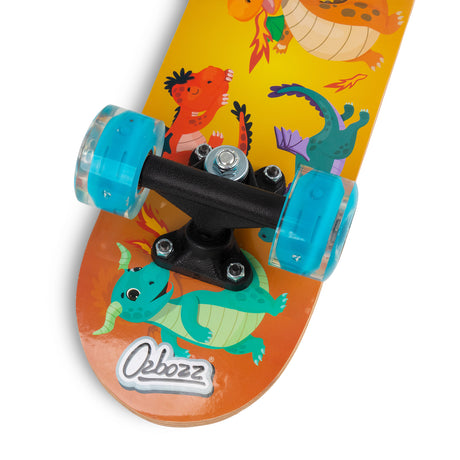 DRAGONS SKATEBOARD WITH FLASHING WHEELS 17 INCH