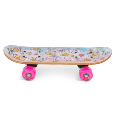 PRINCESSES SKATEBOARD WITH FLASHING WHEELS 17 INCH