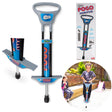 BLACK SILVER POGO STICK 89CM