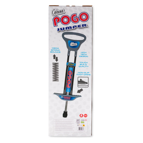 BLACK SILVER POGO STICK 89CM