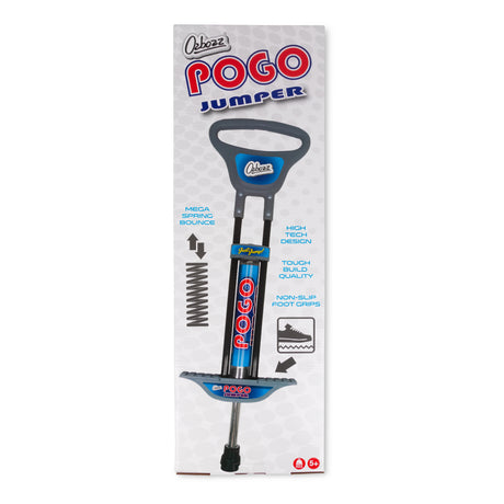 BLACK SILVER POGO STICK 89CM