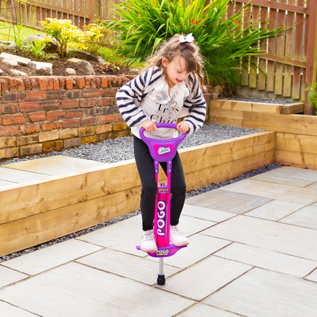 PINK PURPLE POGO STICK 89CM