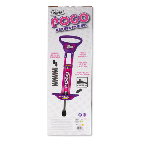 PINK PURPLE POGO STICK 89CM
