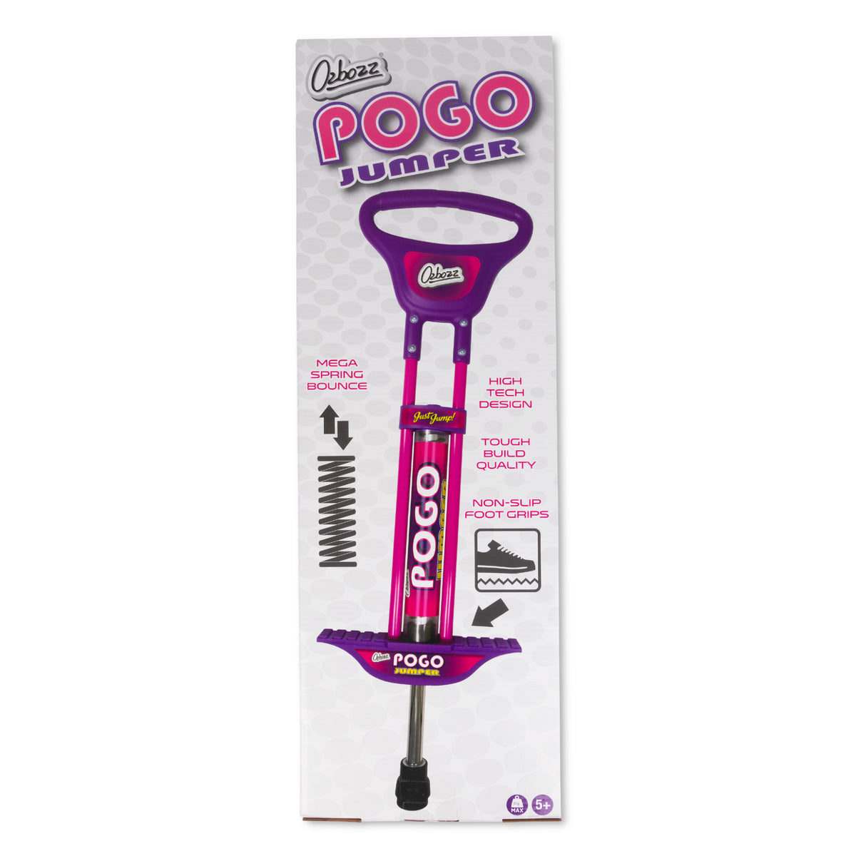 PINK PURPLE POGO STICK 89CM