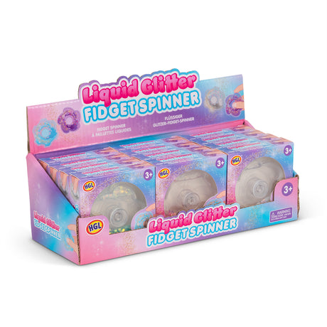 LIQUID GLITTER FIDGET SPINNER