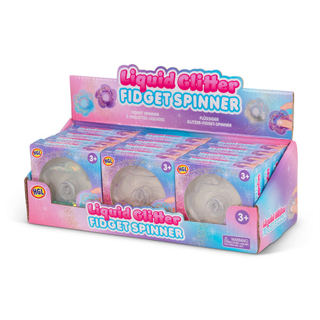 LIQUID GLITTER FIDGET SPINNER