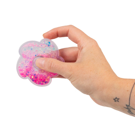 LIQUID GLITTER FIDGET SPINNER