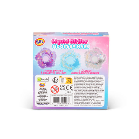 LIQUID GLITTER FIDGET SPINNER