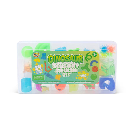 DINOSAUR SENSORY SQUISHY SLIME SET